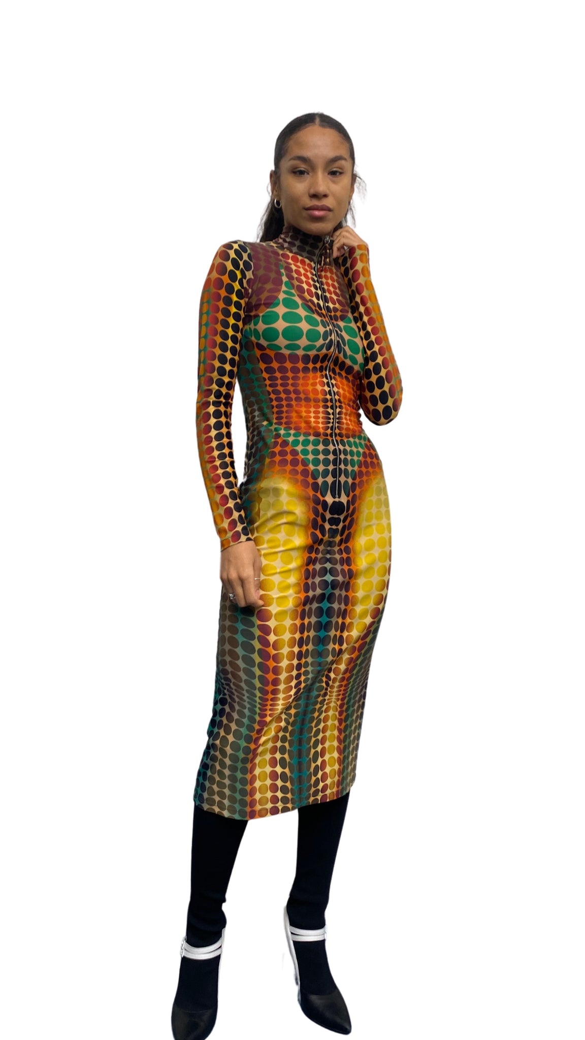 JEAN PAUL GAULTIER ILLUSION CYBER DRESS