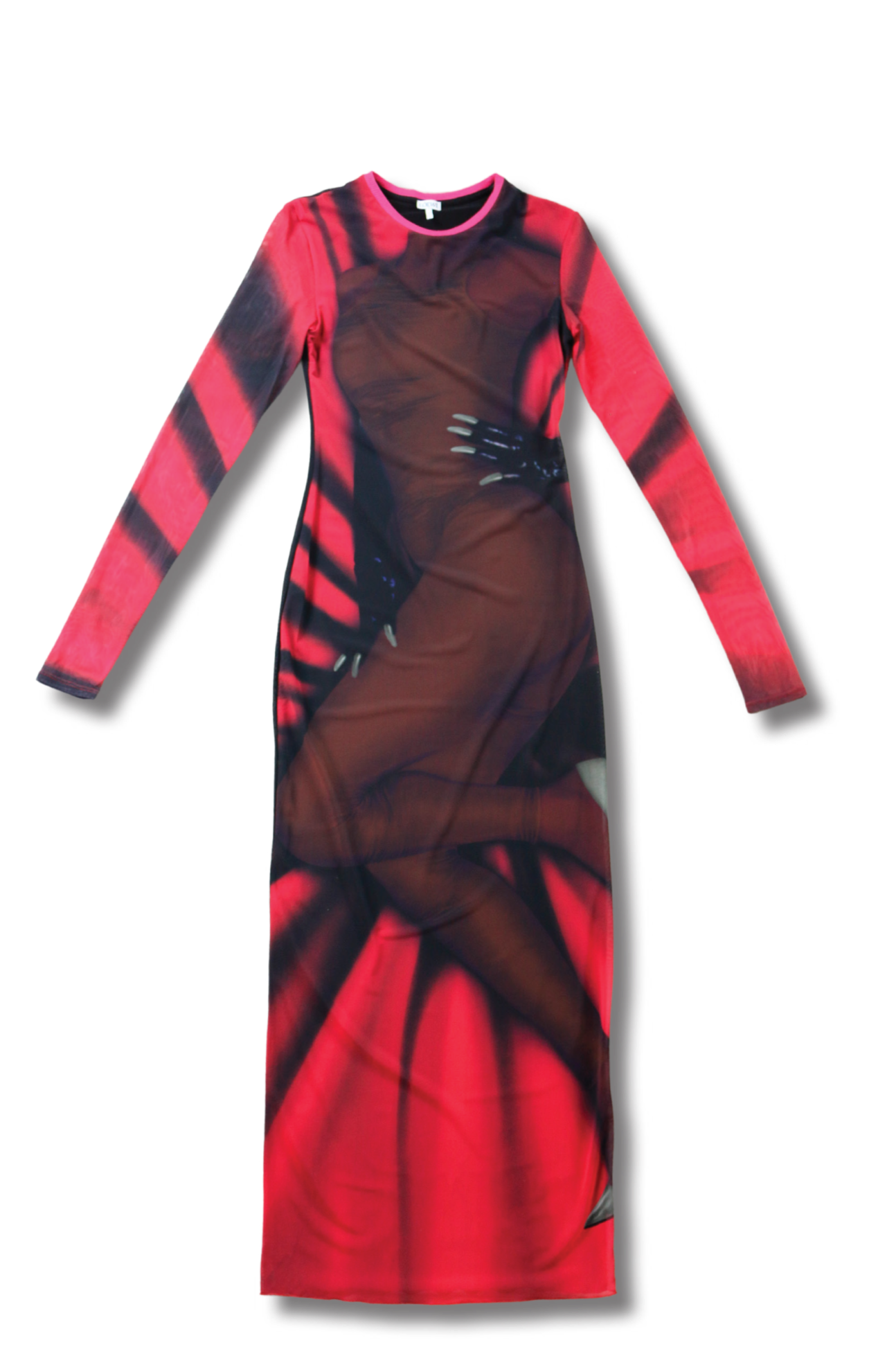 LOEWE PRINTED MESH DRESS