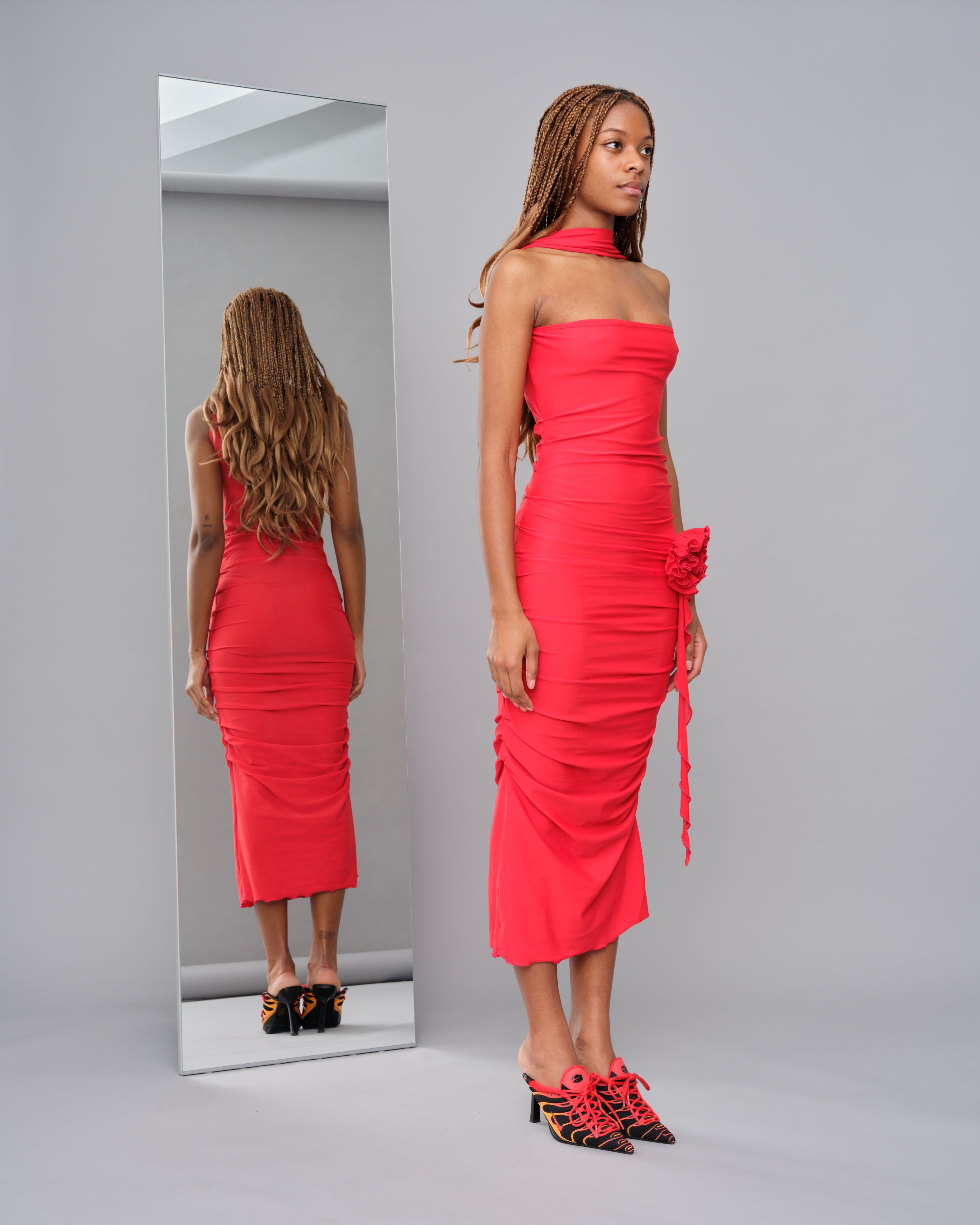 fanci club red dress FANCI CLUB RED DRESS – Rentage.dk