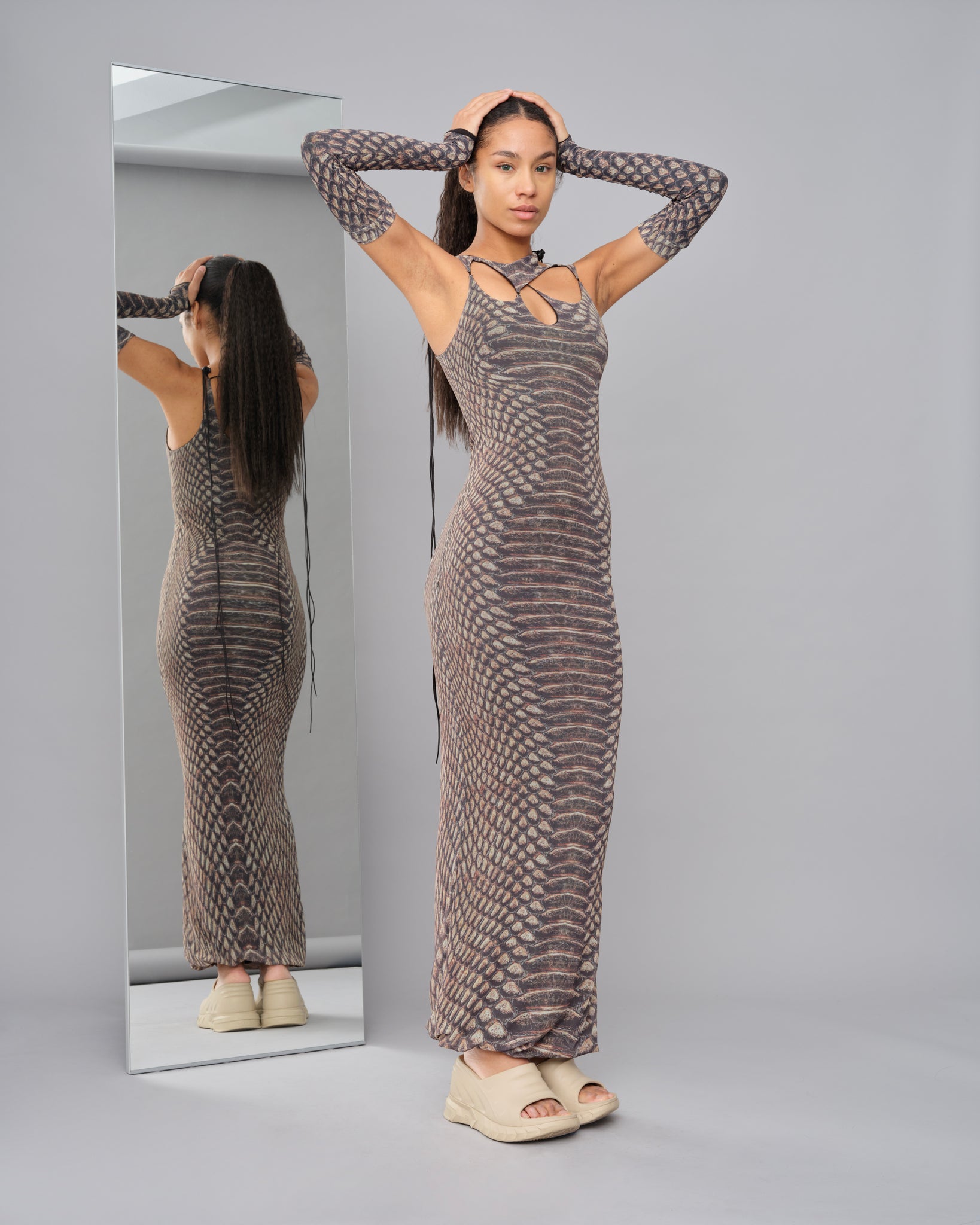 SYNDICAL CHAMBER SNAKE DRESS