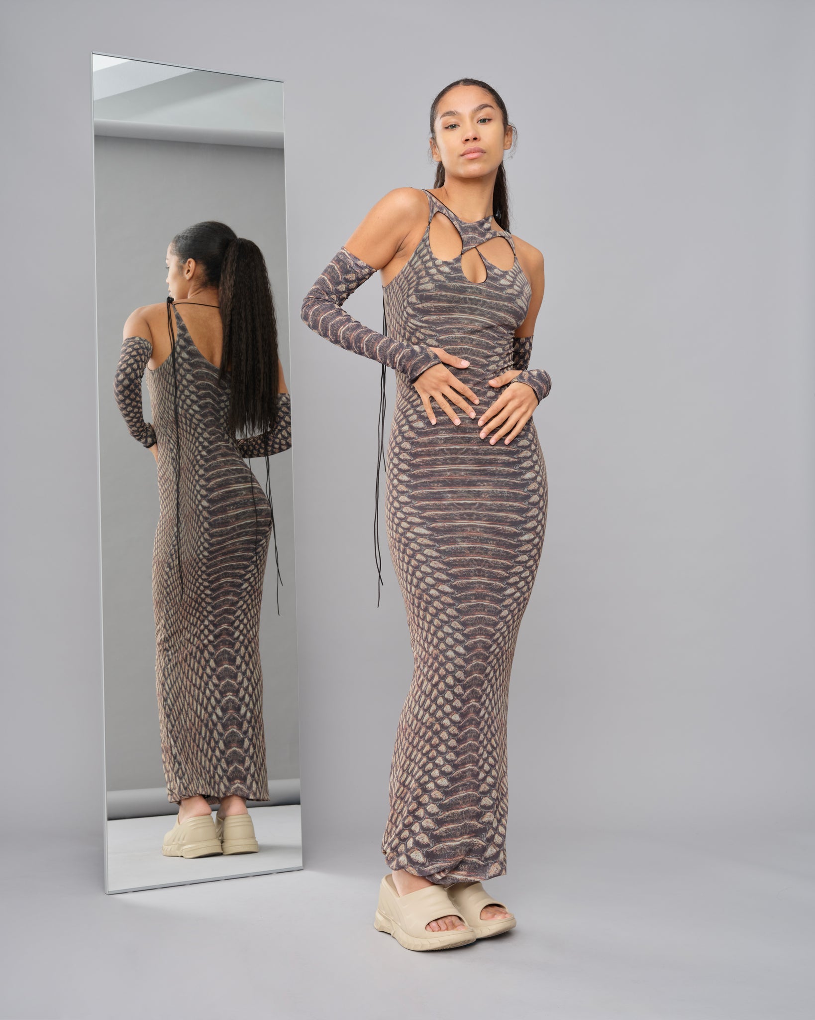 SYNDICAL CHAMBER SNAKE DRESS
