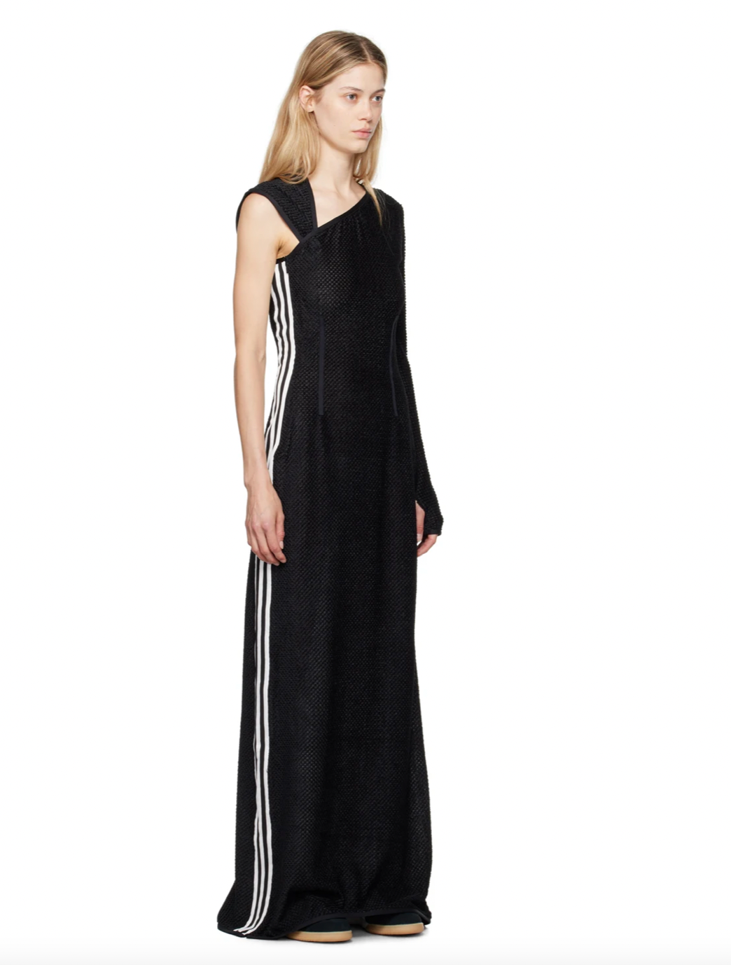 Y-3 ONE SLEEVE DRESS