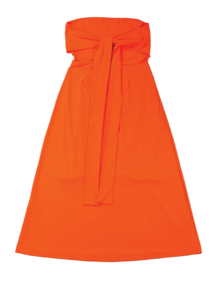 saks potts orange dress SAKS POTT TILDA DRESS NEON ORANGE, SIZE