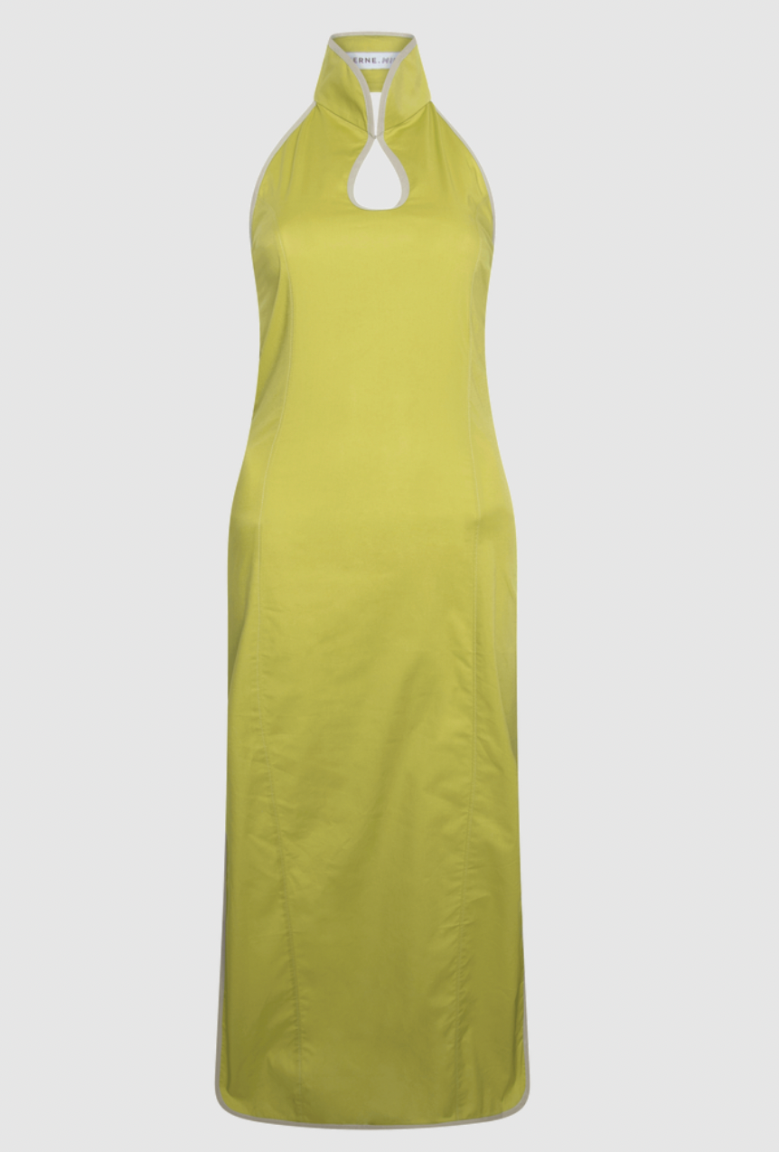 KERNE.MILK MOON DRESS GREEN