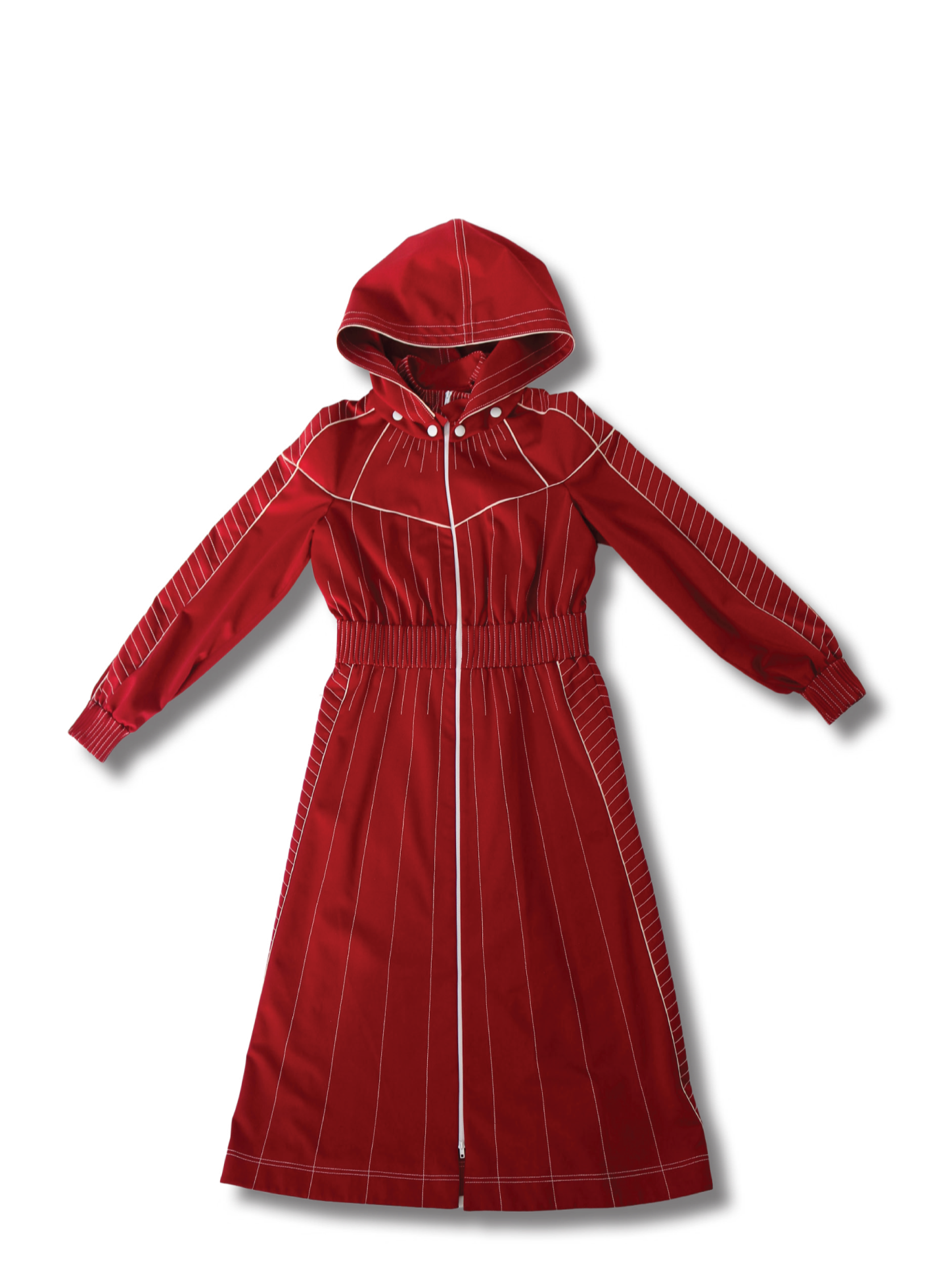 MAISON VALENTINO HOODED DRESS