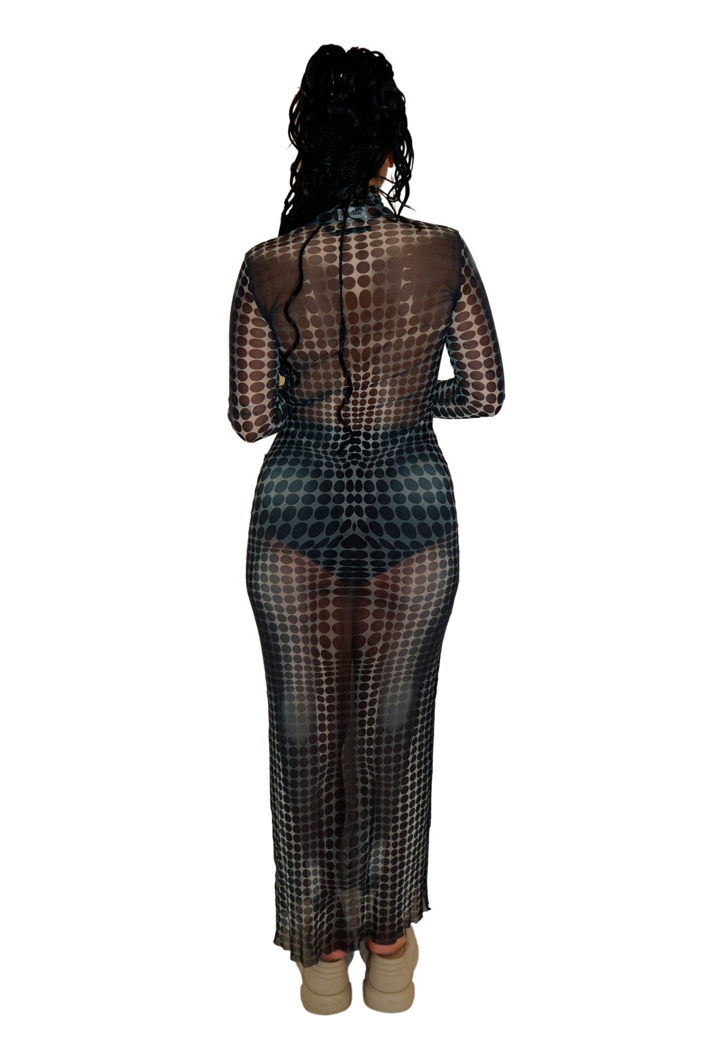 JEAN PAUL GAULTIER CYBER MESH DRESS