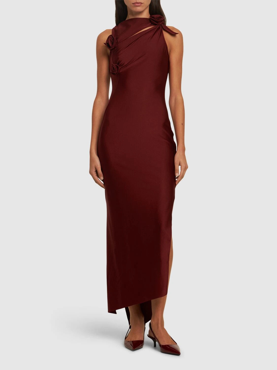 COPERNI ROSE DRESS BURGUNDY Rentage.dk COPERNI ROSE DRESS BURGUNDY Rentage.dk